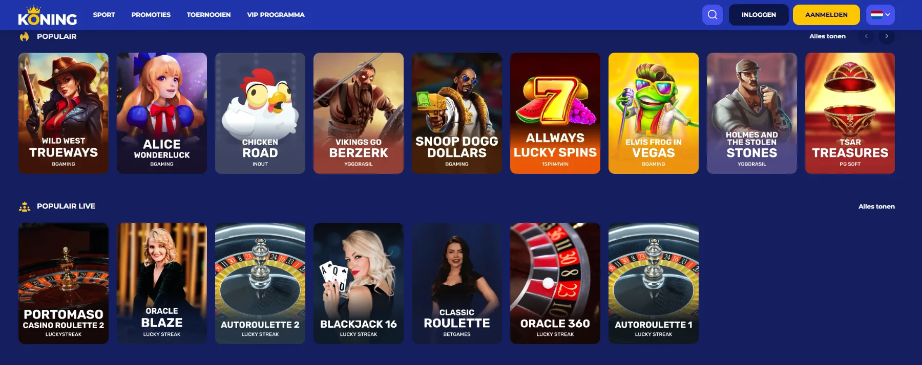 Koning Casino Bonus